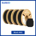 PLA Mattfilament 1 kg 1,75 mm dimensionale Genauigkeit – Farbe Black 4kg