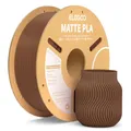 PLA Mattfilament 1 kg 1,75 mm dimensionale Genauigkeit – Farbe Forest Brown 2kg