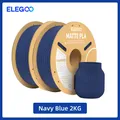 PLA Mattfilament 1 kg 1,75 mm dimensionale Genauigkeit – Farbe Navy Blue 2kg