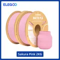 PLA Mattfilament 1 kg 1,75 mm dimensionale Genauigkeit – Farbe Sakura Pink 2kg