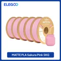 PLA Mattfilament 1 kg 1,75 mm dimensionale Genauigkeit – Farbe Sakura Pink 5kg