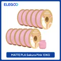 PLA Mattfilament 1 kg 1,75 mm dimensionale Genauigkeit – Farbe Sakura Pink 10kg