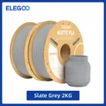 PLA Mattfilament 1 kg 1,75 mm dimensionale Genauigkeit – Farbe Slate Grey 2kg