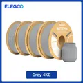 PLA Mattfilament 1 kg 1,75 mm dimensionale Genauigkeit – Farbe Slate Grey 4kg