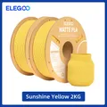 PLA Mattfilament 1 kg 1,75 mm dimensionale Genauigkeit – Farbe Sunshine Yellow 2kg