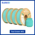 PLA Mattfilament 1 kg 1,75 mm dimensionale Genauigkeit – Farbe Teal Green 4kg