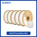 PLA Mattfilament 1 kg 1,75 mm dimensionale Genauigkeit – Farbe White 5kg