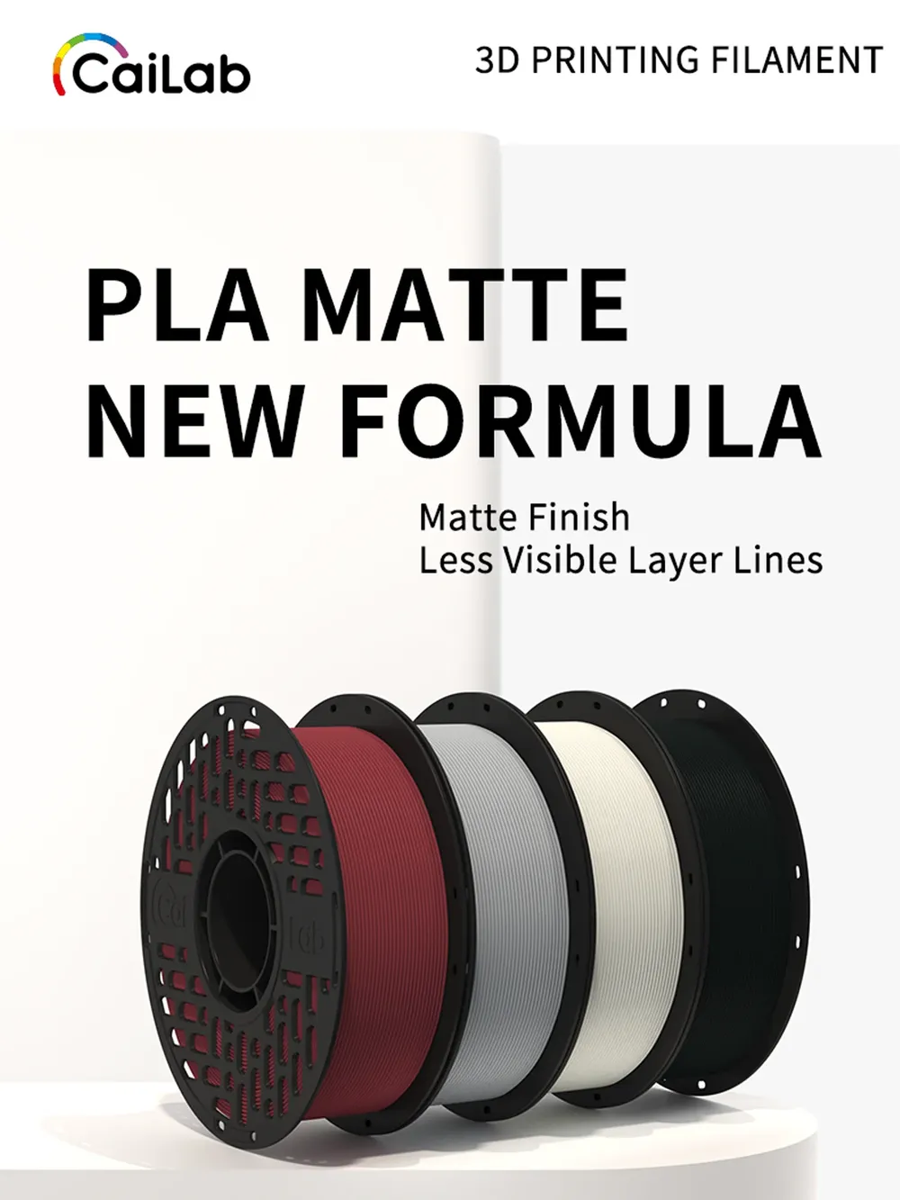 PLA Mattfilament 1 kg 1,75 mm glatte Oberfläche