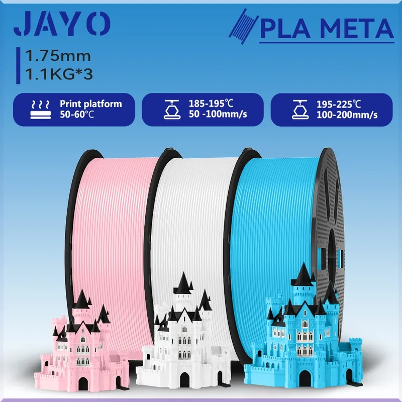 PLA Meta Filament 1,1 kg 3,3 kg 1,75 mm robust