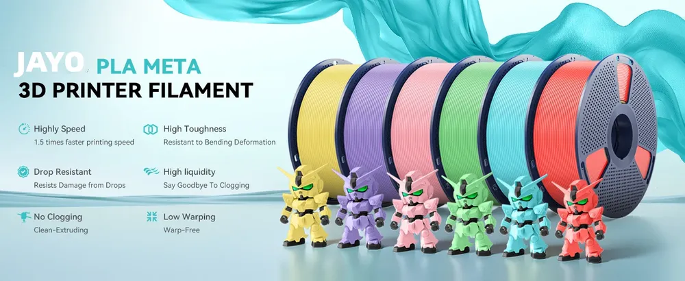 PLA Meta Filament 1,1 kg 3,3 kg 1,75 mm robust