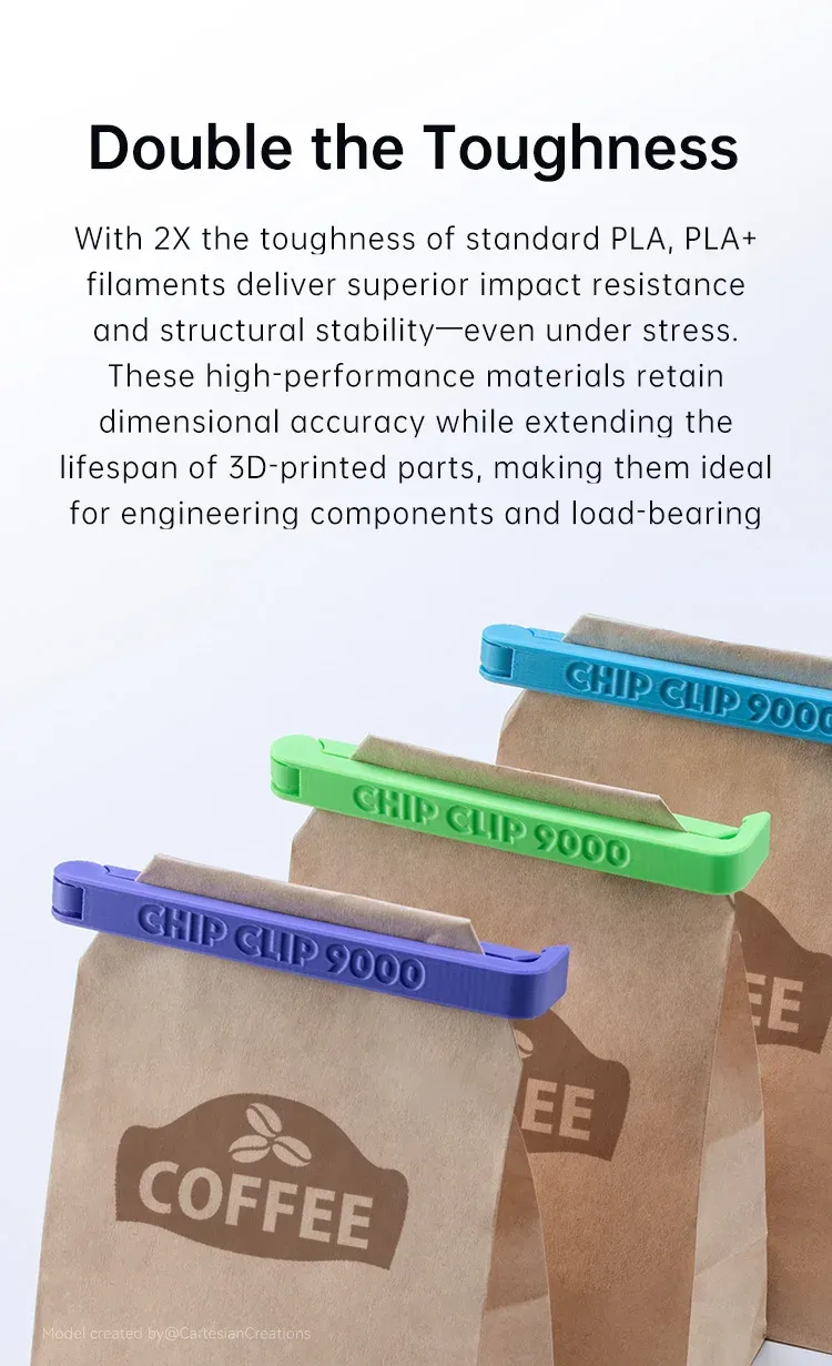 PLA+ Nachfüllfilament spulenlos 5 kg bunt