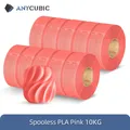 PLA Nachfüllfilament spulenlos 5 kg oder 10 kg – Farbe 10KG Pink