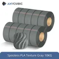 PLA Nachfüllfilament spulenlos 5 kg oder 10 kg – Farbe 10KG Texture Grey