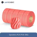PLA Nachfüllfilament spulenlos 5 kg oder 10 kg – Farbe 5KG Pink