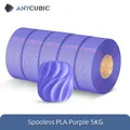 PLA Nachfüllfilament spulenlos 5 kg oder 10 kg – Farbe 5KG Purple