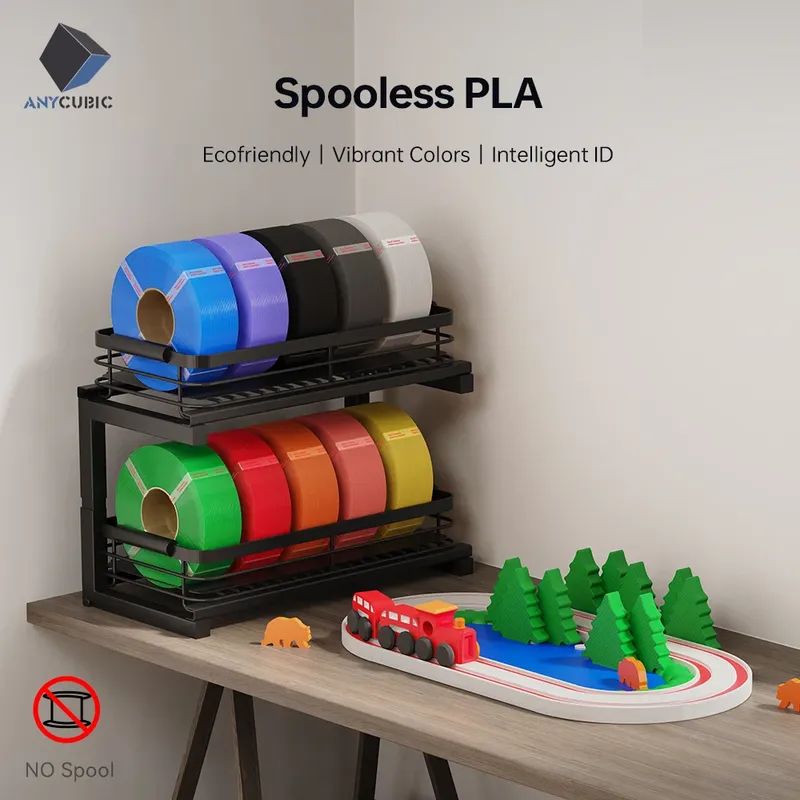 PLA Nachfüllfilament spulenlos 5 kg oder 10 kg