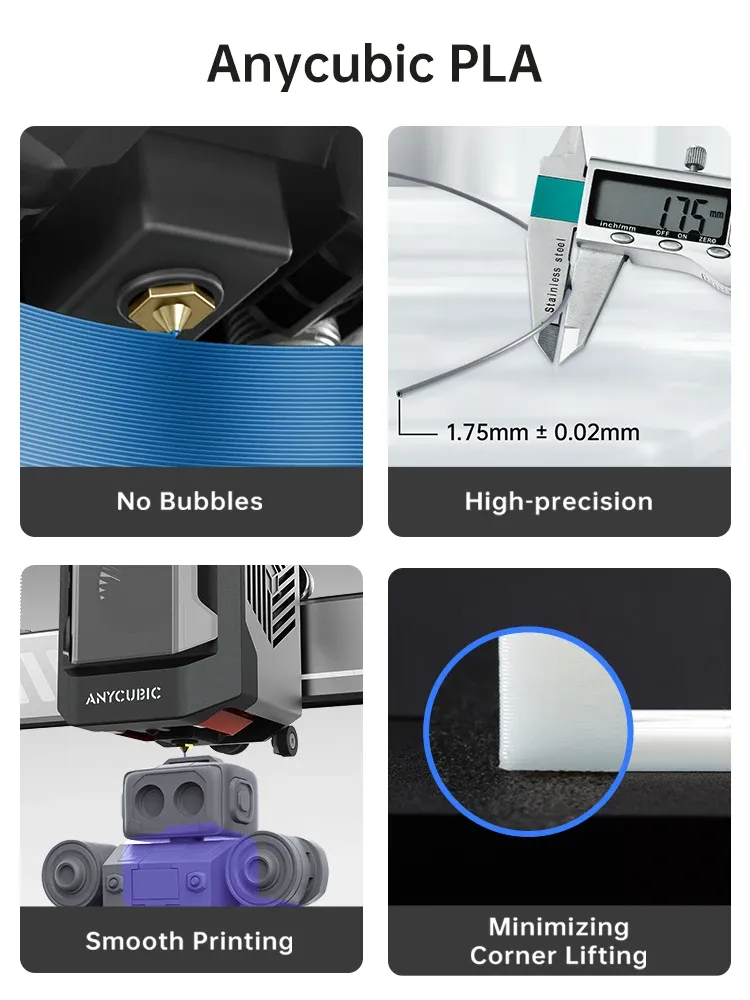 PLA Nachfüllfilament spulenlos 5 kg oder 10 kg