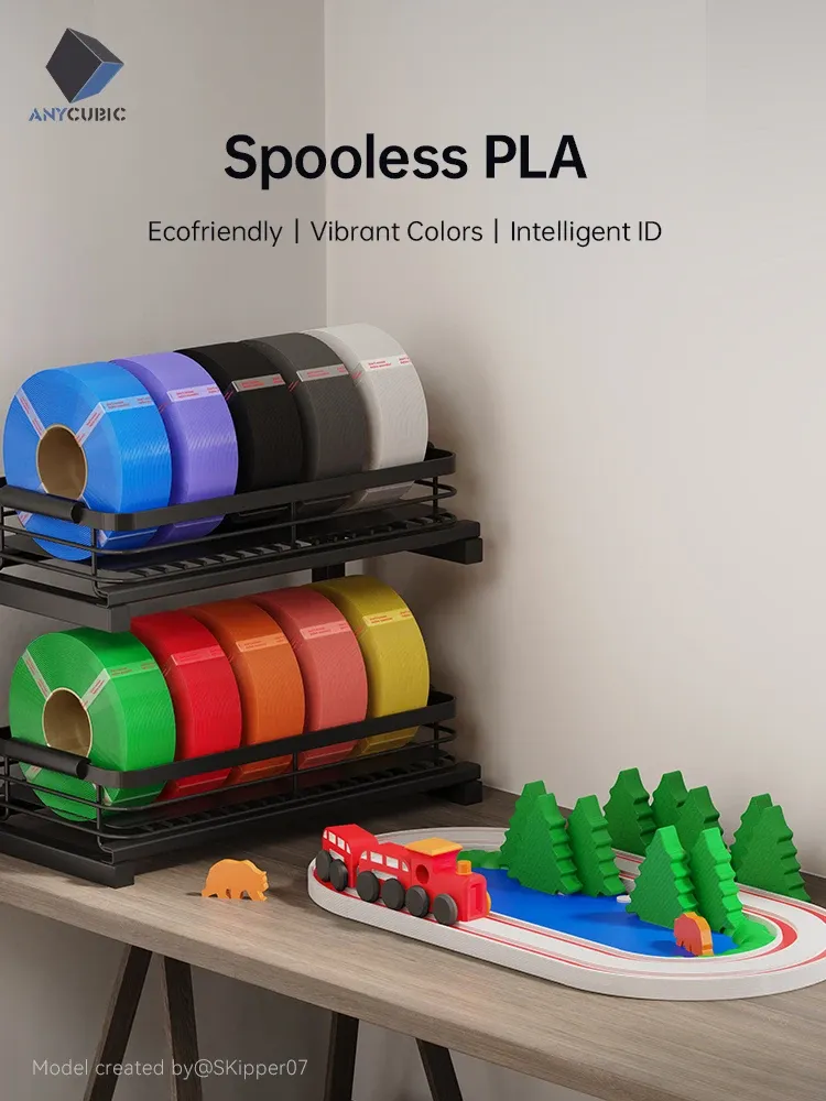 PLA Nachfüllfilament spulenlos 5 kg oder 10 kg