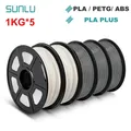 PLA/PETG/ABS Filament 5 kg 5 Rollen für 3D-Drucker – 1