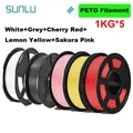 PLA/PETG/ABS Filament 5 kg 5 Rollen für 3D-Drucker – Color PETG MIX2-5Roll