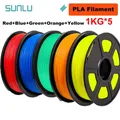 PLA/PETG/ABS Filament 5 kg 5 Rollen für 3D-Drucker – Color PLA MIX2-5Roll