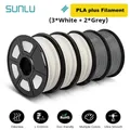 PLA/PETG/ABS Filament 5 kg 5 Rollen für 3D-Drucker – Color PLA PLUS 3WT 2GY