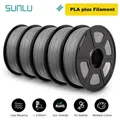 PLA/PETG/ABS Filament 5 kg 5 Rollen für 3D-Drucker – Color PLA PLUS Grey