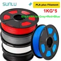 PLA/PETG/ABS Filament 5 kg 5 Rollen für 3D-Drucker – Color PLA PLUS MIX1