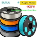 PLA/PETG/ABS Filament 5 kg 5 Rollen für 3D-Drucker – Color PLA PLUS MIX2