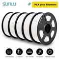 PLA/PETG/ABS Filament 5 kg 5 Rollen für 3D-Drucker – Color PLA PLUS White