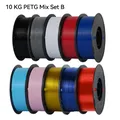 PLA PETG Filament 1,75 mm 10 kg Bundle – Farbe 10 KG PETG Mixed