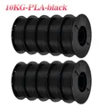 PLA PETG Filament 1,75 mm 10 kg Bundle – Farbe 10 KG PLA Black