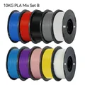 PLA PETG Filament 1,75 mm 10 kg Bundle – Farbe 10 KG PLA Mixed