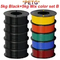 PLA PETG Filament 1,75 mm 10 kg Bundle – Farbe PETG D