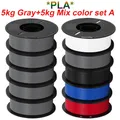 PLA PETG Filament 1,75 mm 10 kg Bundle – Farbe PLA C