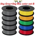 PLA PETG Filament 1,75 mm 10 kg Bundle – Farbe PLA F