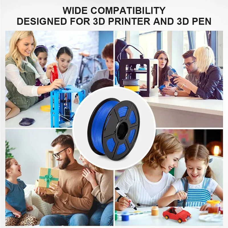 PLA PETG Filament 1,75 mm 5 Rollen