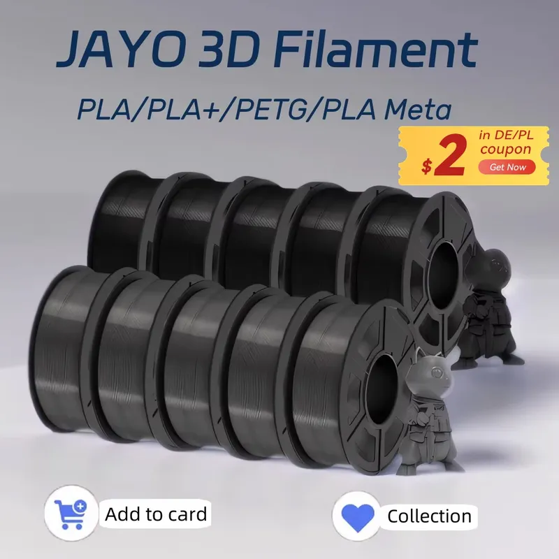 PLA PETG Filament 1,75mm 9 10 Rollen