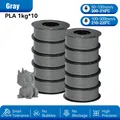 PLA PETG Filament 10kg 1,75mm Schwarz Weiß Grau – Farbe 10KG PLA Gray