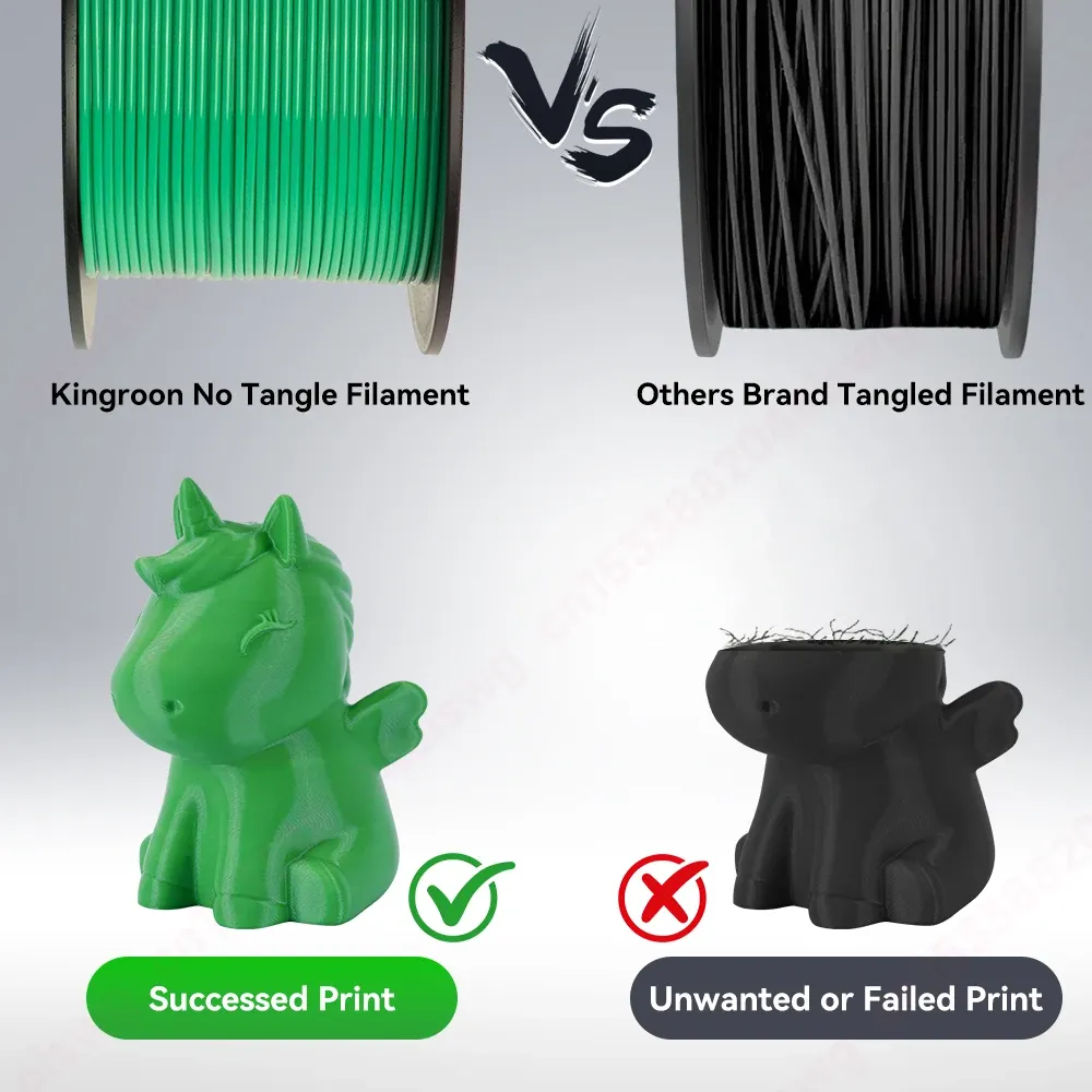 PLA PETG Filament 10kg 1,75mm Schwarz Weiß Grau