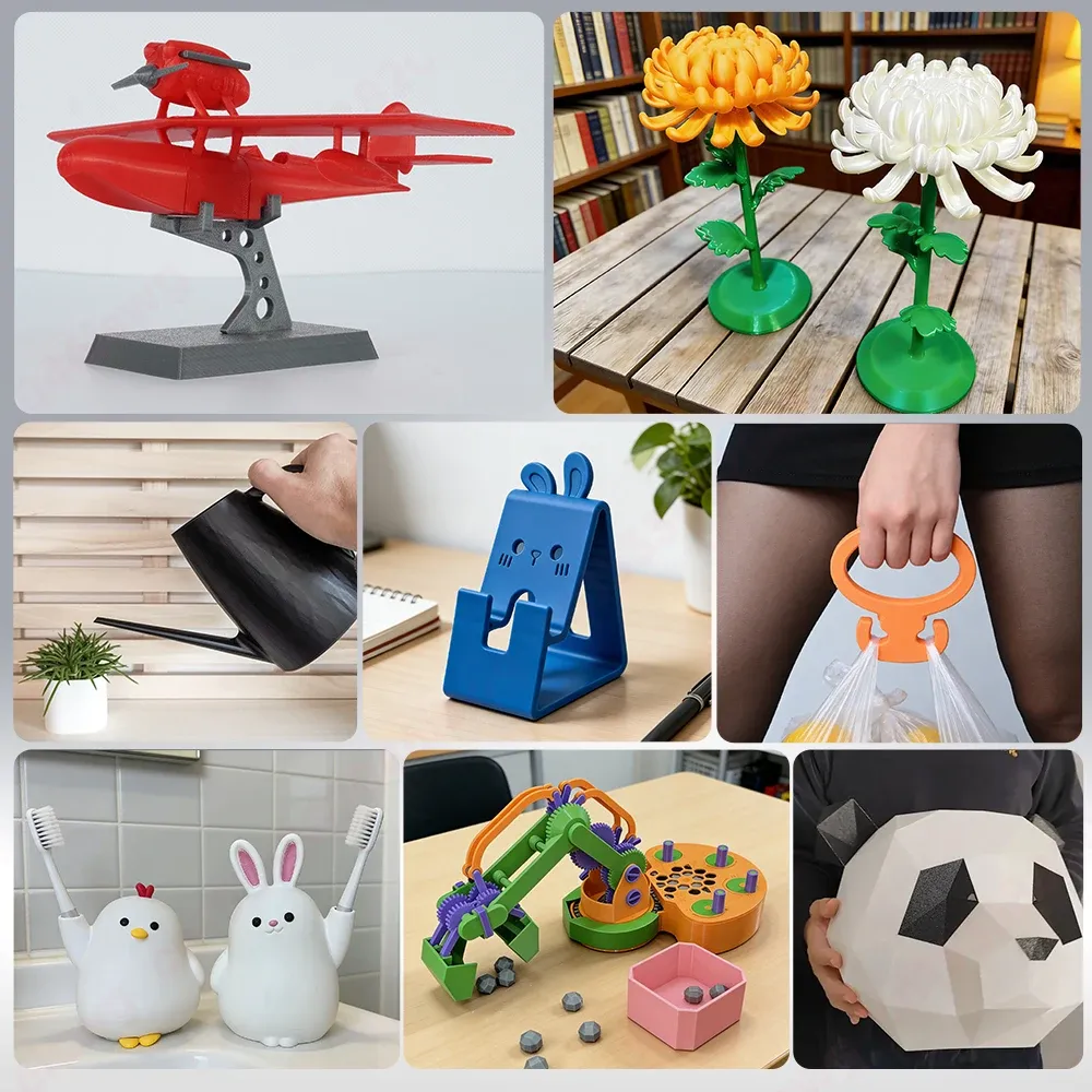 PLA PETG Filament 10kg 1,75mm Schwarz Weiß Grau