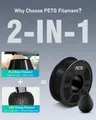 PLA/PETG Filament 2 kg 2 Rollen sauber gewickelt – 5