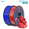 PLA/PETG Filament 2 kg 2 Rollen sauber gewickelt – Color PETG RD BL