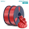 PLA/PETG Filament 2 kg 2 Rollen sauber gewickelt – Color PETG Red