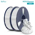 PLA/PETG Filament 2 kg 2 Rollen sauber gewickelt – Color PETG White