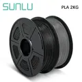 PLA/PETG Filament 2 kg 2 Rollen sauber gewickelt – Color PLA BK GY