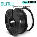 PLA/PETG Filament 2 kg 2 Rollen sauber gewickelt – Color PLAPLUS BK WT