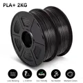 PLA/PETG Filament 2 kg 2 Rollen sauber gewickelt – Color PLAPLUS Black