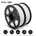 PLA/PETG Filament 2 kg 2 Rollen sauber gewickelt – Color PLAPLUS White