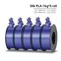 PLA Seidenfilament 1 kg bis 5 kg 1,75 mm – Farbe Silk Purple 5kg